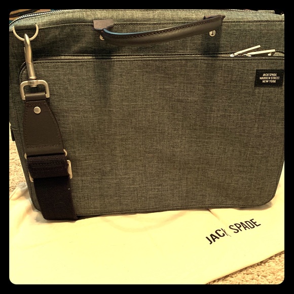 Jack Spade Other - Jack spade tech oxford grey slim supply brief